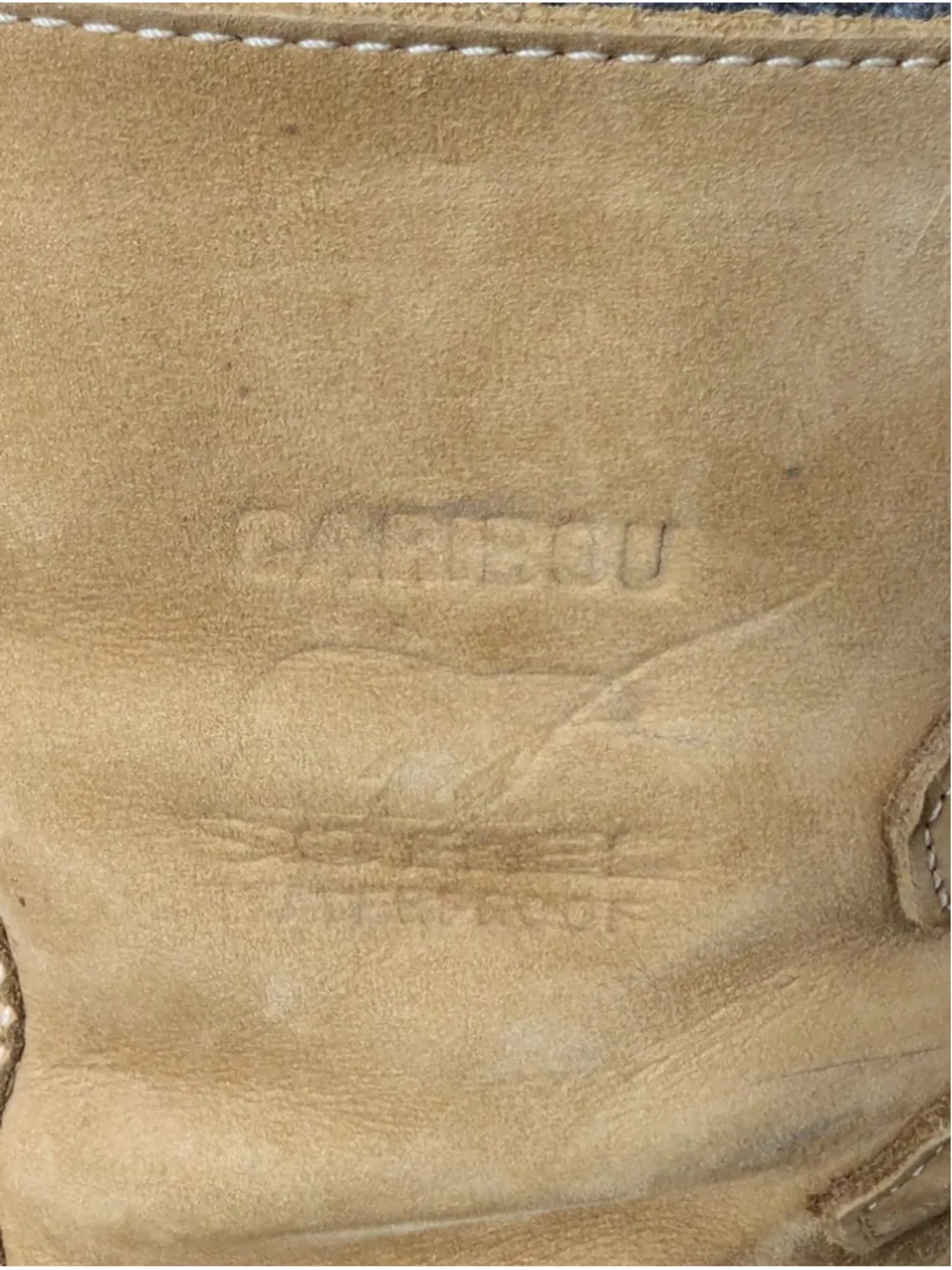 Women's Sorel Caribou Waterproof Tan Black Winter Boots Size 8 Lining